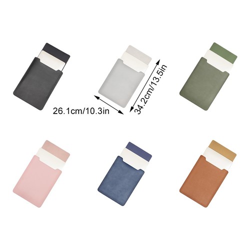 Non-Magnetic PU Leather Laptop Case Sleek And Stylish 3.Water-resista Portable - Afbeelding 2 van 17