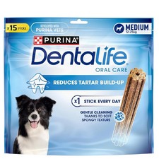 Image of PURINA DENTALIFE MEDIUM DOG - Medium teeth care dog dental bars pet chews x 45