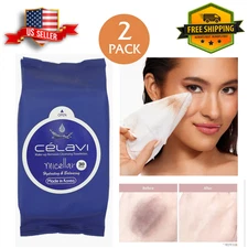 Cleansing Wipes Micellar (KBEAUTY) 30 Sheets X 2 Towelettes by Celavi -US Seller