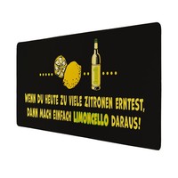 Mache Aus Zitronen Limoncello! Schreibtischunterlage 69X31Cm XXL Mauspad
