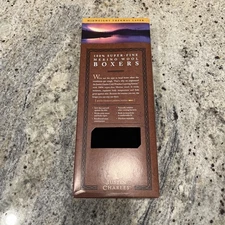 Justin Charles 100% Super Fine Merino Wool Boxers Briefs Shorts Men L Black 4”