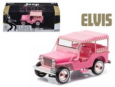 Greenlight Jeep Willys Surrey Cj3b Soft-top Cabriolet Closed 1953 Personal Car Elvis Presley 1:43 86472