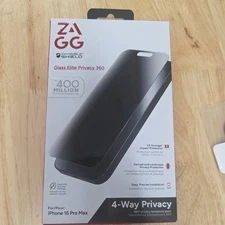 ZAGG Invisible Shield Privacy 360 Protect Screen Protector for iPhone 16 Pro Max