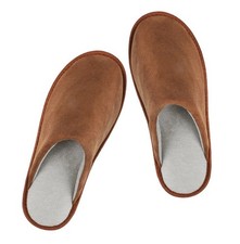 riemot Men's Slippers Memory Foam Comfort Soft Home Size 10-11 UK, Brown