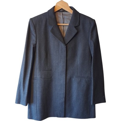 St Michael Marks & Spencer Blazer Women's Size 12 Grey Single Breasted Jacket