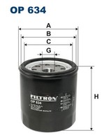 Filtron ÖLfilter OP 634 Anschraubfilter FüR Campo Opel TF1 TF0 Trooper Isuzu 4X4