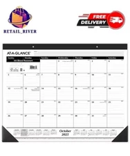 2026 Monthly Desk Pad Calendar Large 21.75" x 17" Ink-Resistant Planner