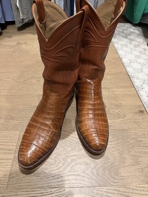 Tecovas - The Dillon Pecan Caiman / Size 12 / D-Average  EXCELLENT CONDITION