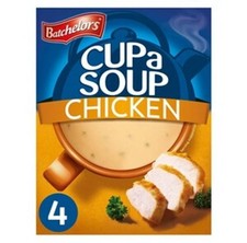 4 x Batchelors Chicken Cup a Soup Boxes - 16 sachets