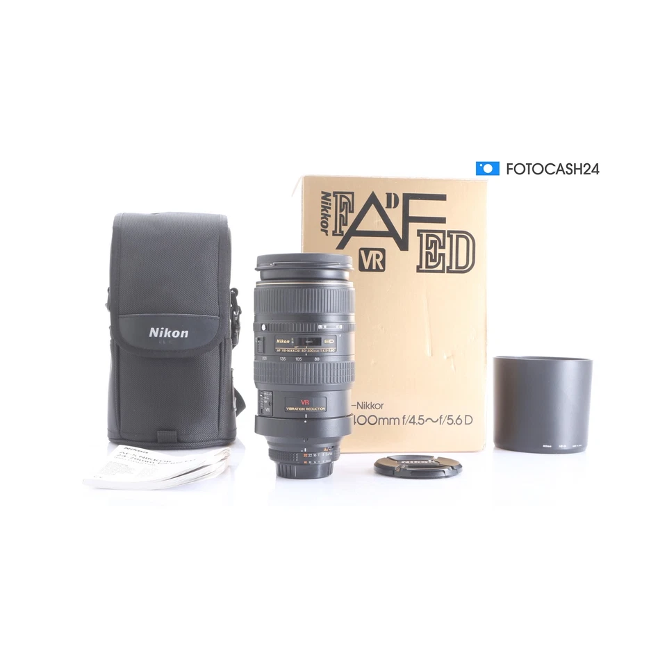 Nikon AF 4,5-5,6/80-400 VR ED D + TOP (290683) - Bild 1 von 4