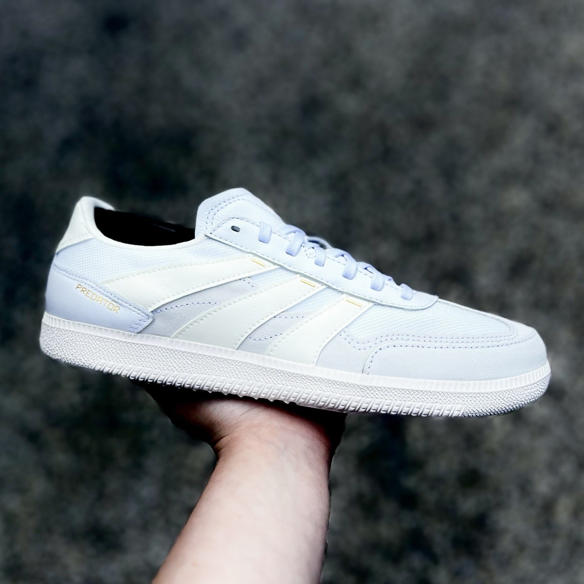 Adidas Predator Freestyle Men's Soccer Shoes White Sneakers Indoor