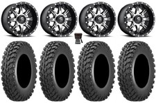 Fuel Nutz Black 14 Wheels 32 Cross Trail Tires Textron Wildcat Xx