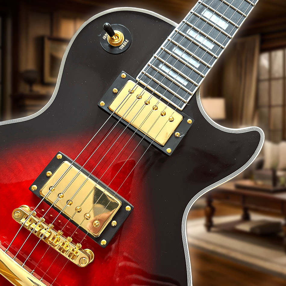 LP electric guitar Rosewood Fingerboard Solid Mahogany Body shipped from the USA