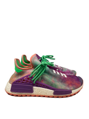adidas pharrell williams Men's Purple Hu Holi NMD Lace Up Sneakers - 10