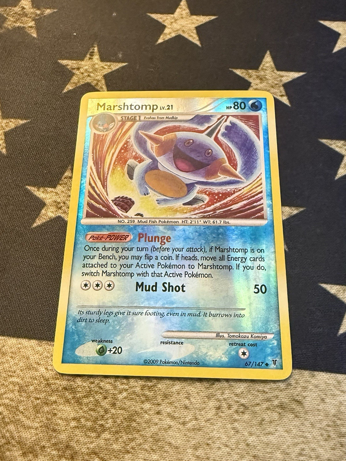 Marshtomp 67/147 Supreme Victors Reverse Holo (NM/LP)