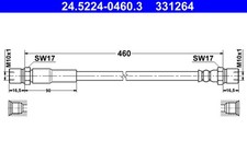 ATE 2x Bremsschlauch 24.5224-0460.3/2x für MERCEDES KLASSE W463 W460 W461 200