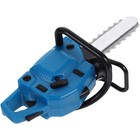 2 Pcs Mini Chainsaw Mower Model Miniature PVC Tool for Doll House Decor