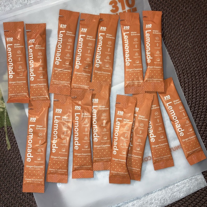 310 Nutrition Lemonade Ginger Cayenne 15 New Exp3/26
