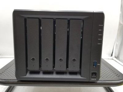 Synology DiskStation DS418 4-Bay NAS for Home and Office Users - Black