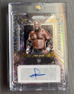 Oba Femi RC 2024 WWE Prizm Undercard DISCO Auto SP NXT