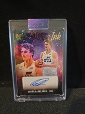 Lauri Markkanen 2023-24 Panini NBA Hoops Auto Ink Utah Jazz #HL-MKN