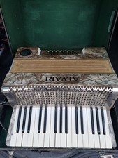 Vintage Alvari Accordion Musical Instrument Player Accordian Piano