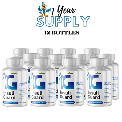 Insuli Guard-Blood Support- 12 Bottles- 720 Capsules