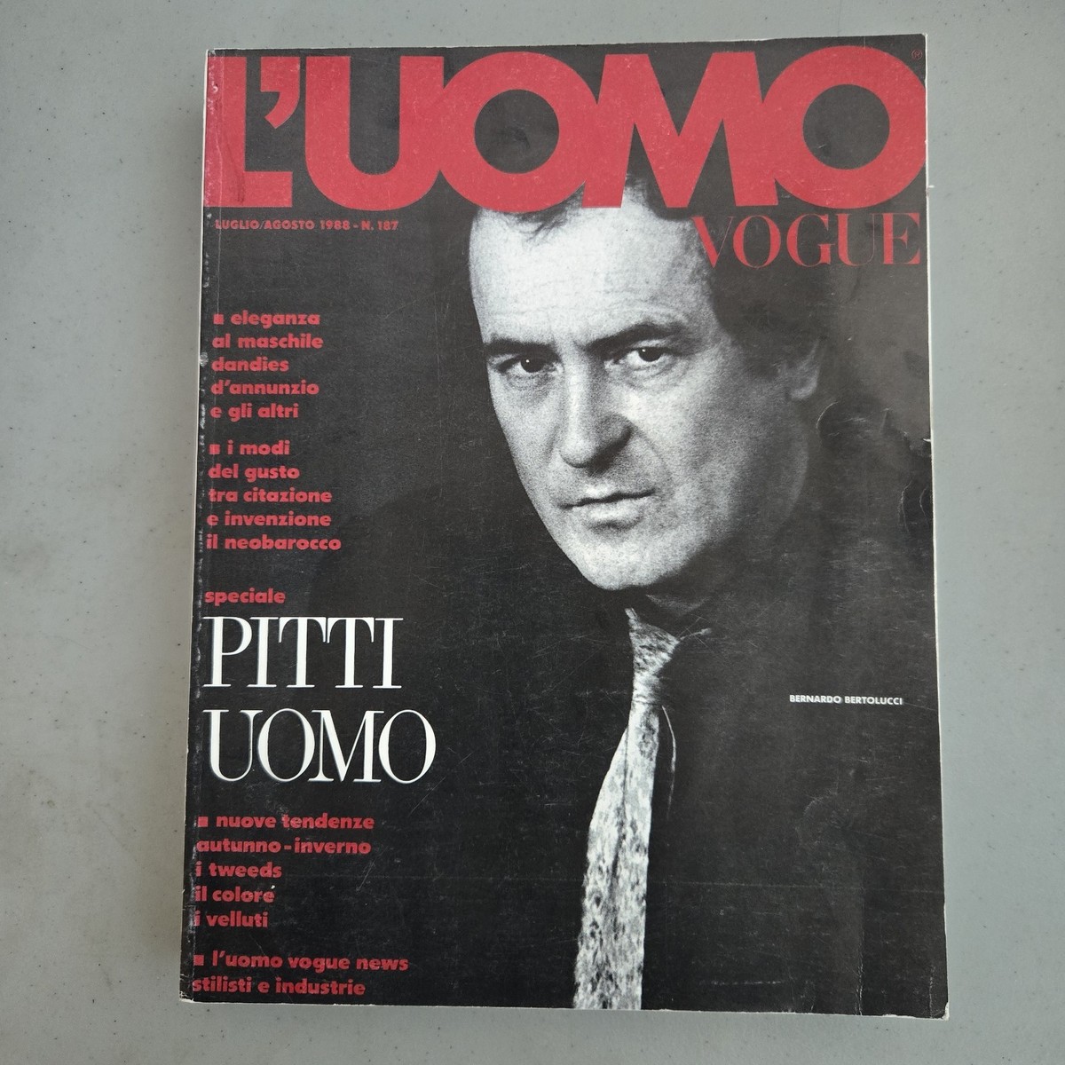洋書 L'Uomo Vogue1967-1987 20anni anniversary 本 L'Uomo Vogue1967