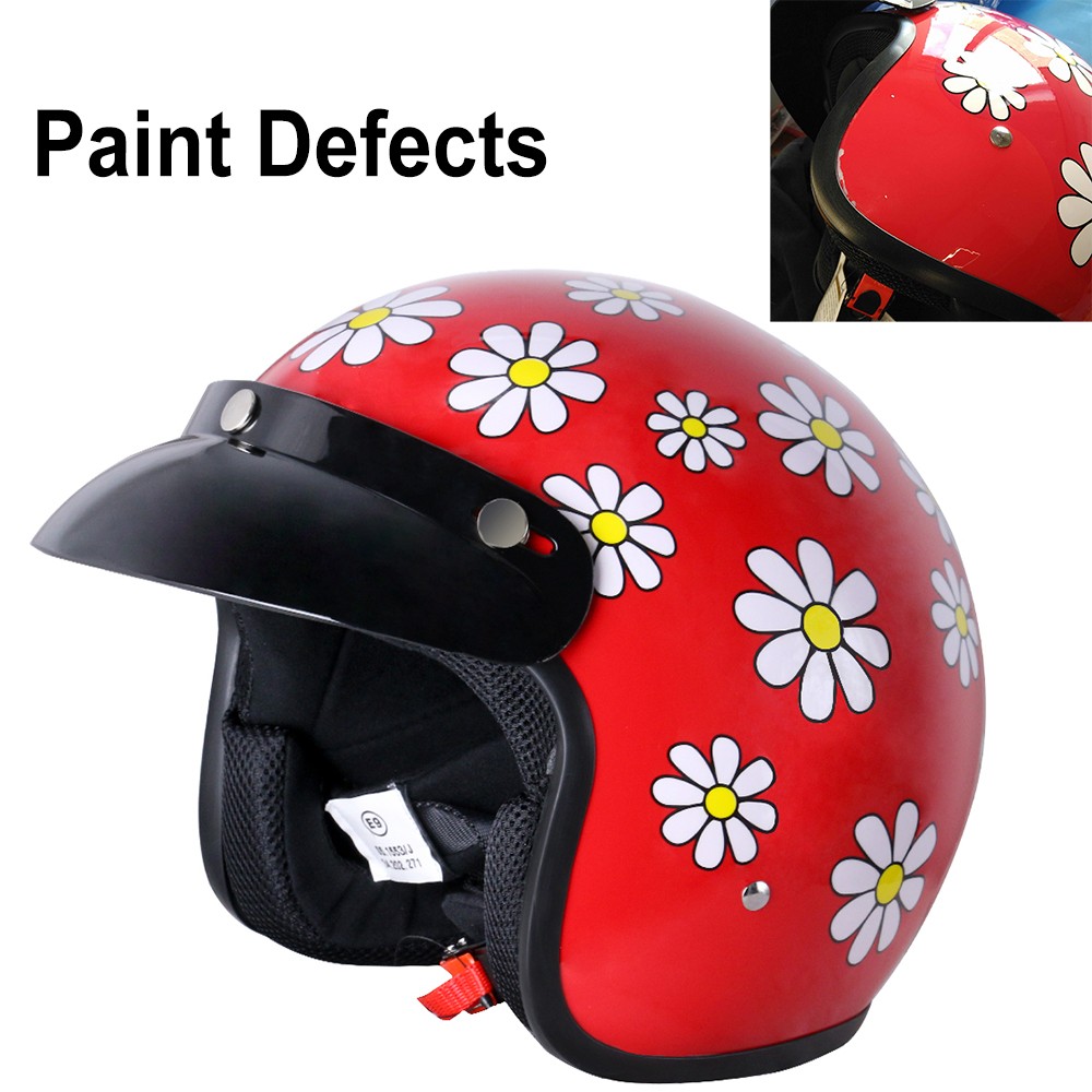Grade-A ZORAX S (55-56cm) Daisy Open Face Motorcycle Motorbike Helmets 358469-2
