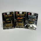 Lot Of 3 Racing Champions 24k Gold and Platinum Plated Hot Rod Cars  1/64 Scale