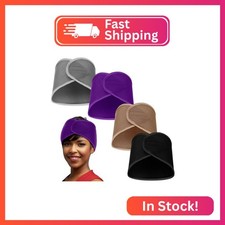 Xuhal 4 Pieces Mesh Hair Wraps for Black Women - Sleeping Hair Scarf Cap, Spa He