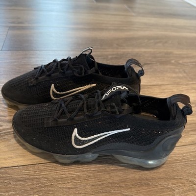 Nike Air VaporMax 2021 Flyknit Black Speckled Women s Size 7.5 W