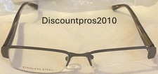 Hart Schaffner Marx 818 Slate 51-18-140 Half Rim Eyeglasses Frame