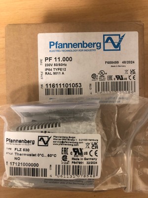 Pfannenberg PF 11.000 230V 50/60HZ Ventilator mit FLZ530 Thermostat