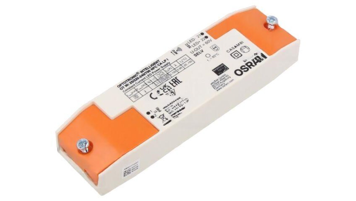 27W OT WI LED Switching Power Supply 25/220-240/700 NFC CA LP I