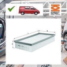 Knecht Luftfilter VW MULTIVAN VI (SGF, SGM, SGN) 2.0 TDI