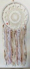 Dream Catchers Large 14" Diameter 35" Length - White - PInk - Rose Gold NEW NWT