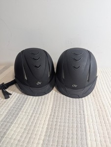 Lot of TWO Ovation Riding HELMETS Size S/M  52-56