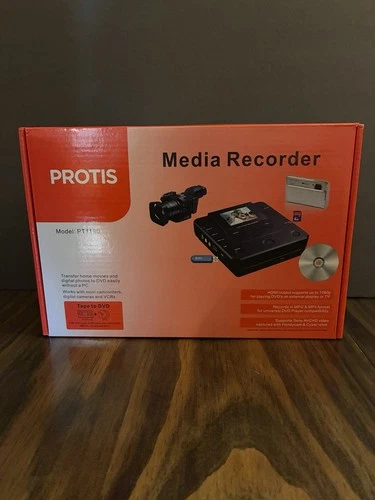 PROTIS Multi-function Media Recorder PT1190 DVD Recorder / Player HDMI USB. NEW