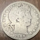 1908-O Barber Quarter  Actual Coin Check Out My Store For All Your Coin Needs