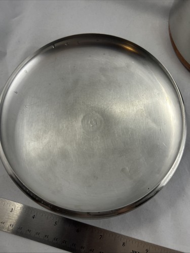 Revere Ware Padella per salsa inox fondo rame 2 qt con coperchio linea Rome NY USA 1400 - Foto 7 di 16