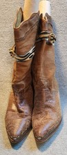 Zodiac Slouchy Cowgirl Boots Women's 6.5M Leather See Description