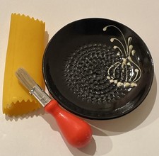 RUPI 1980 ELABORACION ARTESANAL GARLIC GRATER ZESTER RASPER PLATE & ACC. -SPAUN