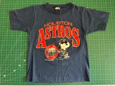Vintage 80s Houston Astros SS Snoopy Artex MLB T-Shirt Youth S 6-8