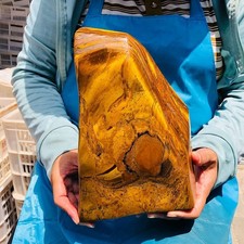 6.68LB Natural Tiger's Eye Quartz Crystal Rough Mineral Specimen Healing