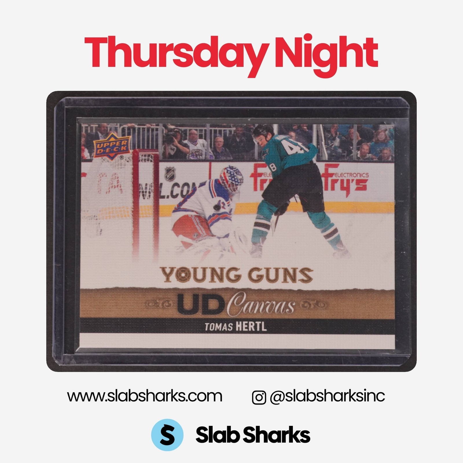 2013 UPPER DECK #C119 TOMAS HERTL UD CANVAS YOUNG GUNS RC ROOKIE