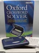 SEIKO ER-3200 BOXED OXFORD CROSSWORD SOLVER THESAURUS SPELLCHECKER CALCULATOR 