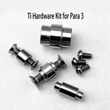 Titanium Spacer Screws Pivot Lanyard Tube For Spyderco Para 3 C223 Knife USA NEW