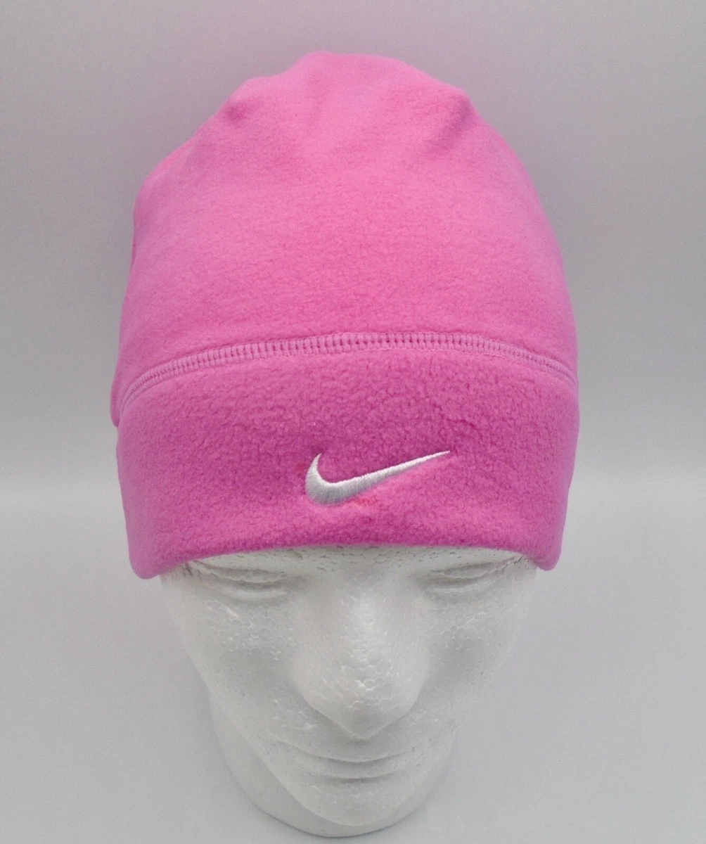 pink nike beanie