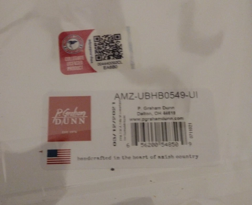 "Bloque de madera Iowa Hawkeyes decoración 5,5"" X 5,5"" con licencia nuevo en embalaje" Foto 2 de 2